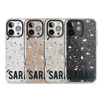 Personalised Terrazzo Blue, Pink, Brown