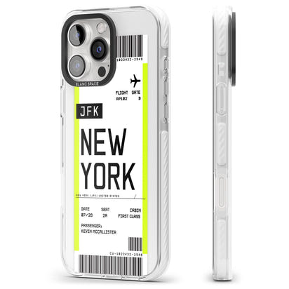 Personalised New York Boarding Pass