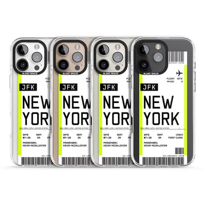 Personalised New York Boarding Pass