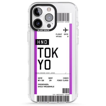 Personalised Tokyo Boarding Pass
