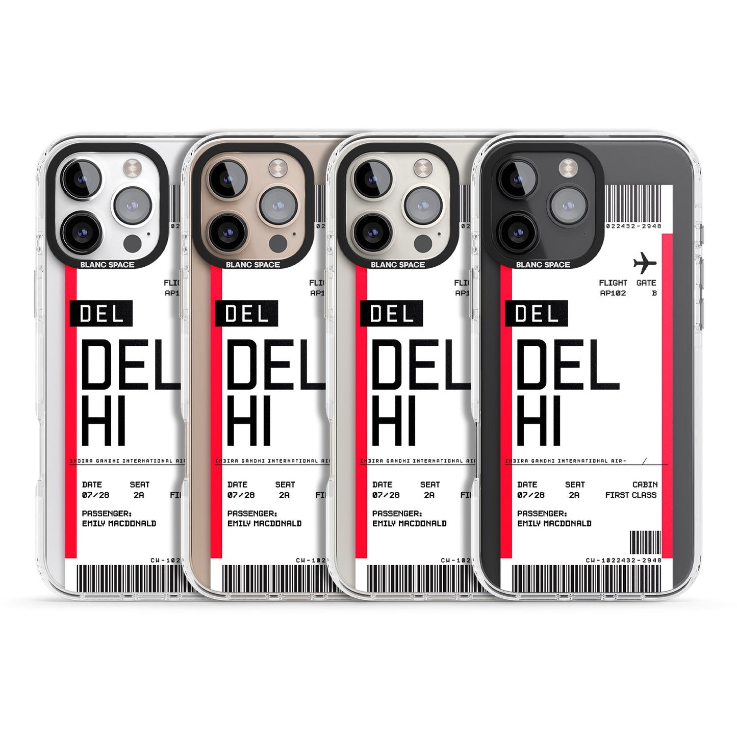 Personalised Delhi Boarding Pass