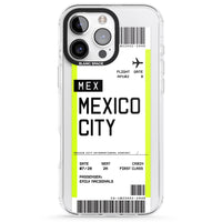 Carte d'embarquement personnalisée pour Mexico
