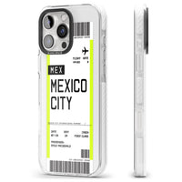 Carte d'embarquement personnalisée pour Mexico