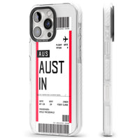 Personalised Austin Boarding Pass