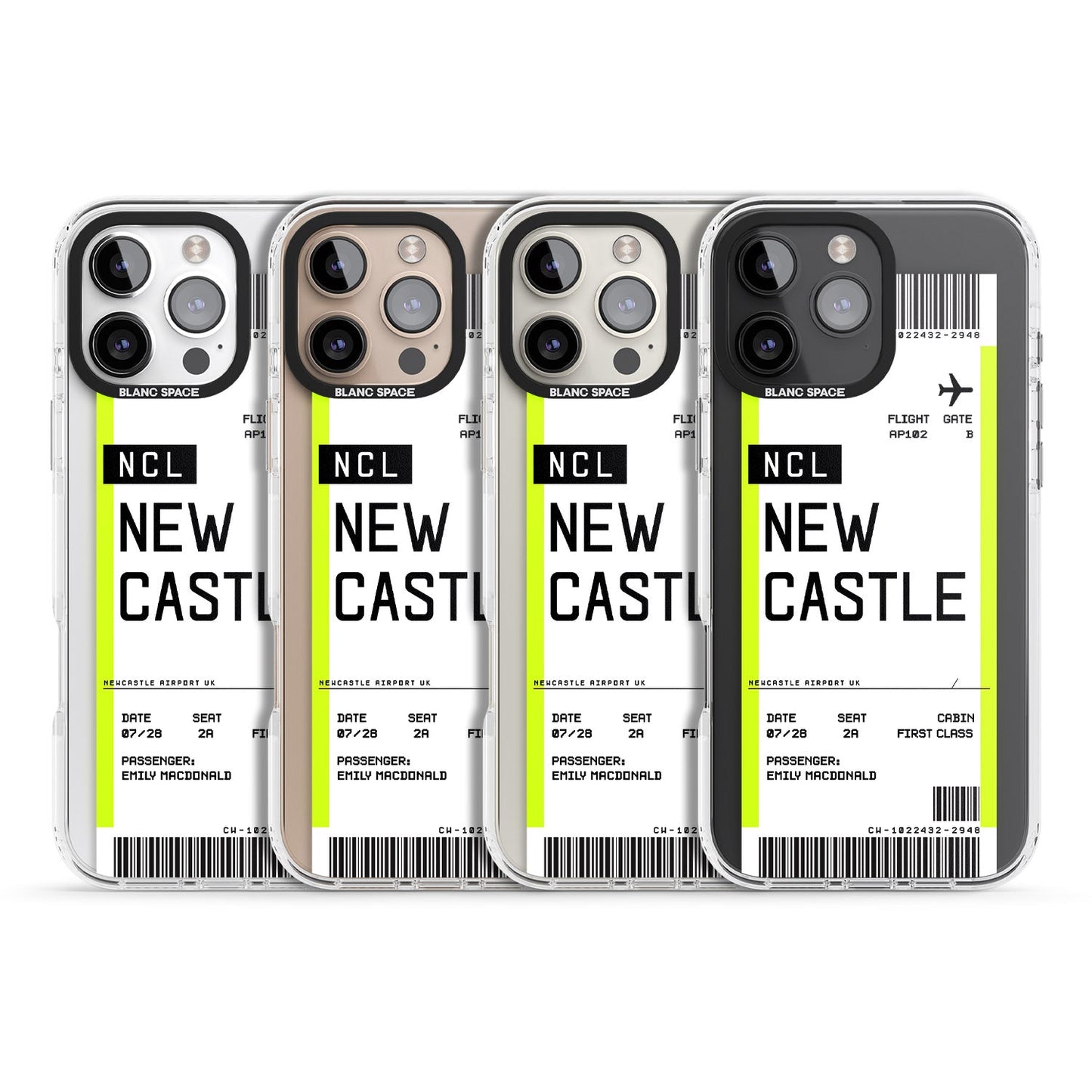 Personalised Newcastle Boarding Pass