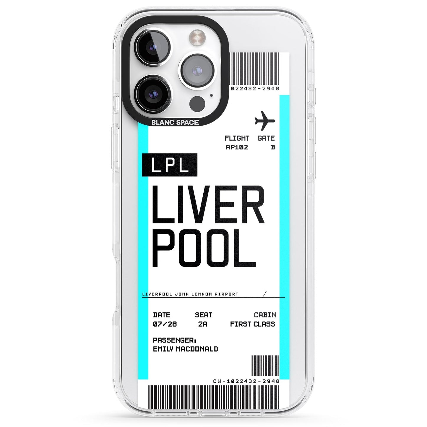 Personalised Liverpool Boarding Pass