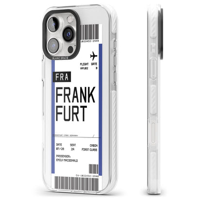 Personalised Frankfurt Boarding Pass