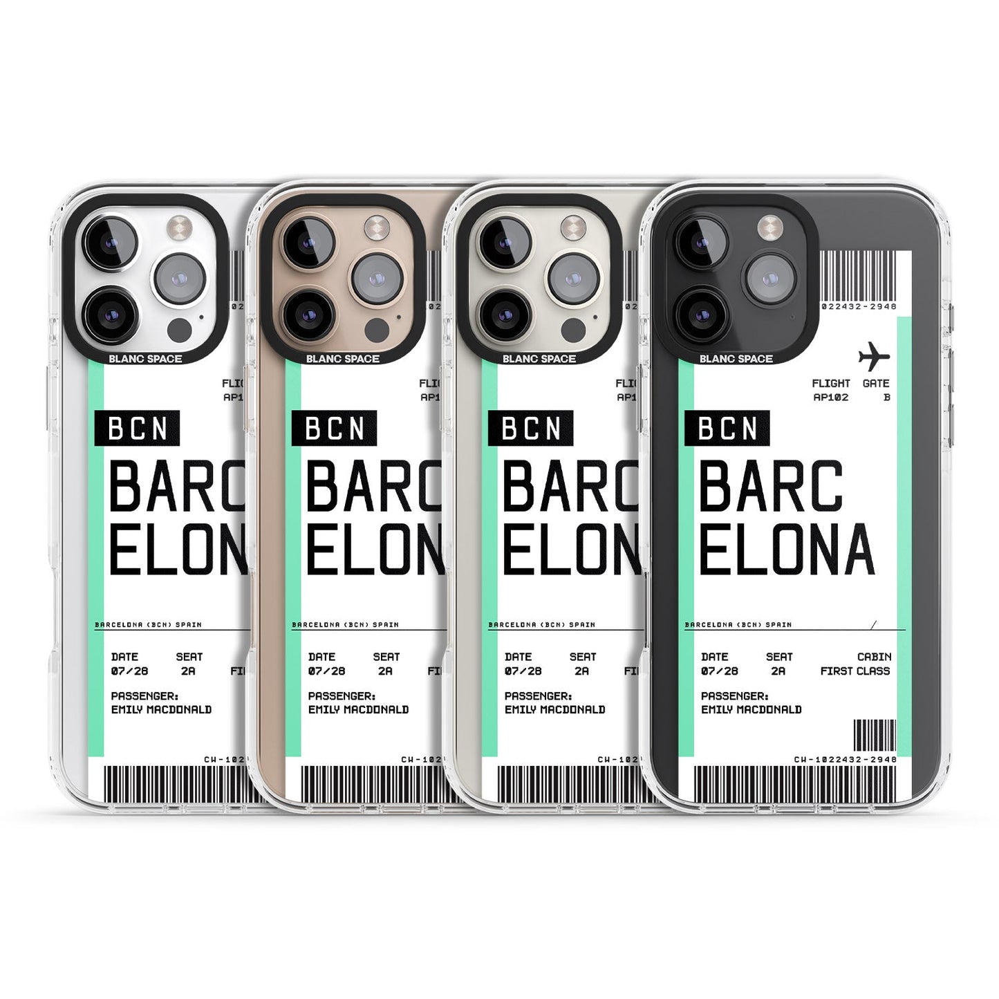 Personalised Barcelona Boarding Pass