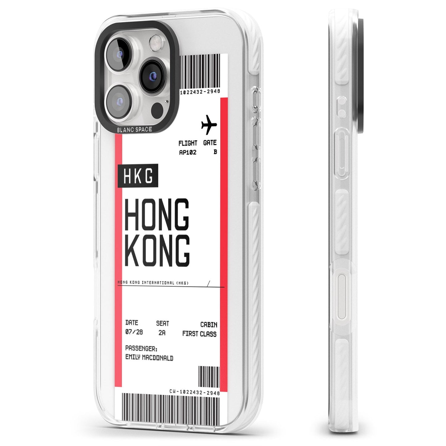 Personalised Hong Kong Boarding Pass