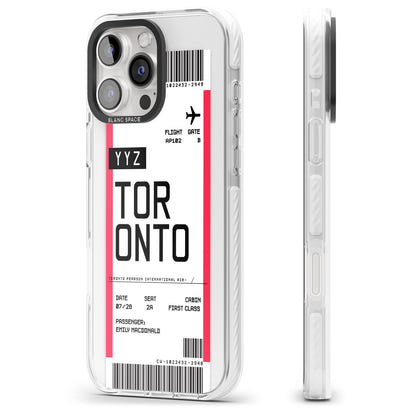 Personalised Toronto Boarding Pass
