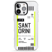 Personalisierte Bordkarte für Santorini
