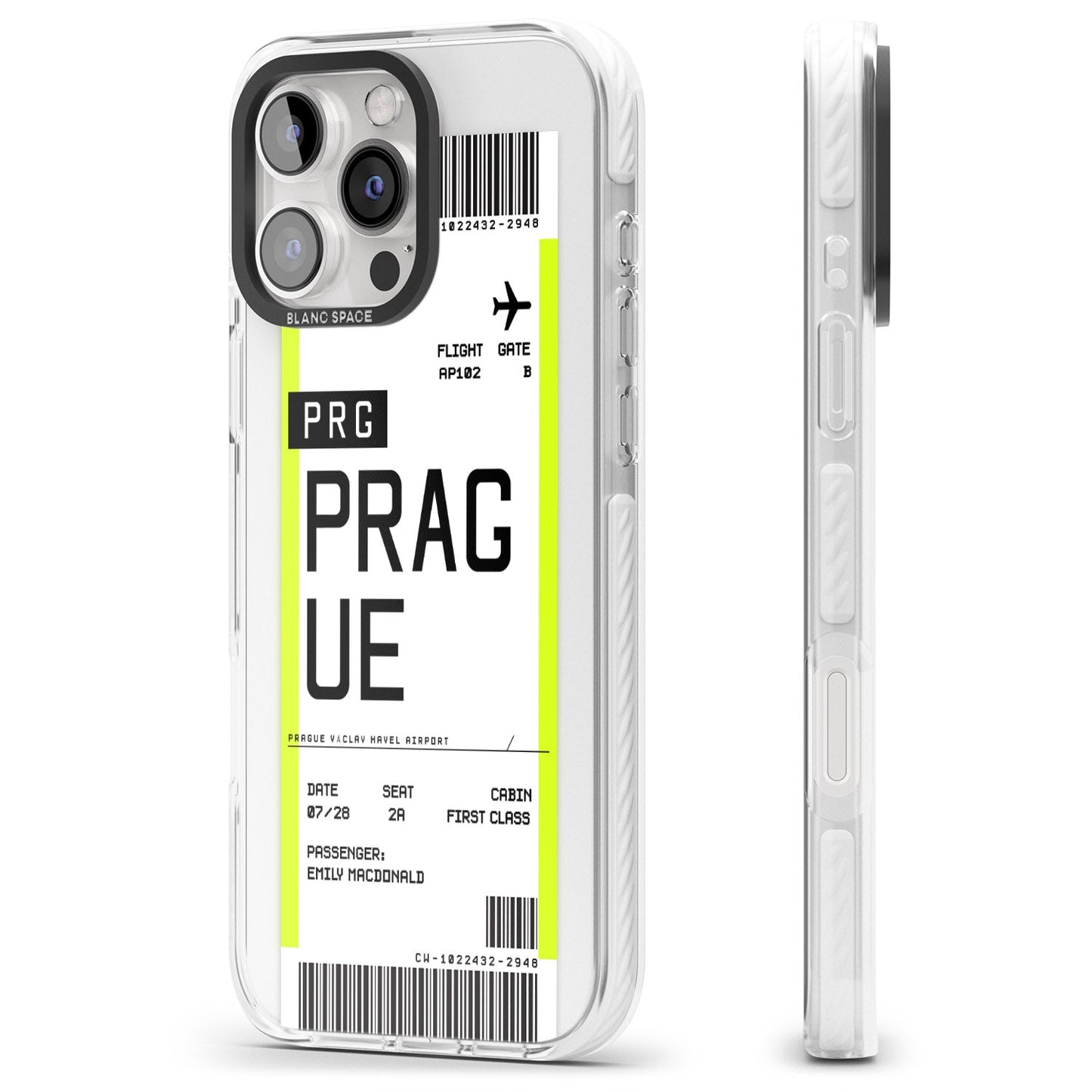 Personalised Prague Boarding Pass