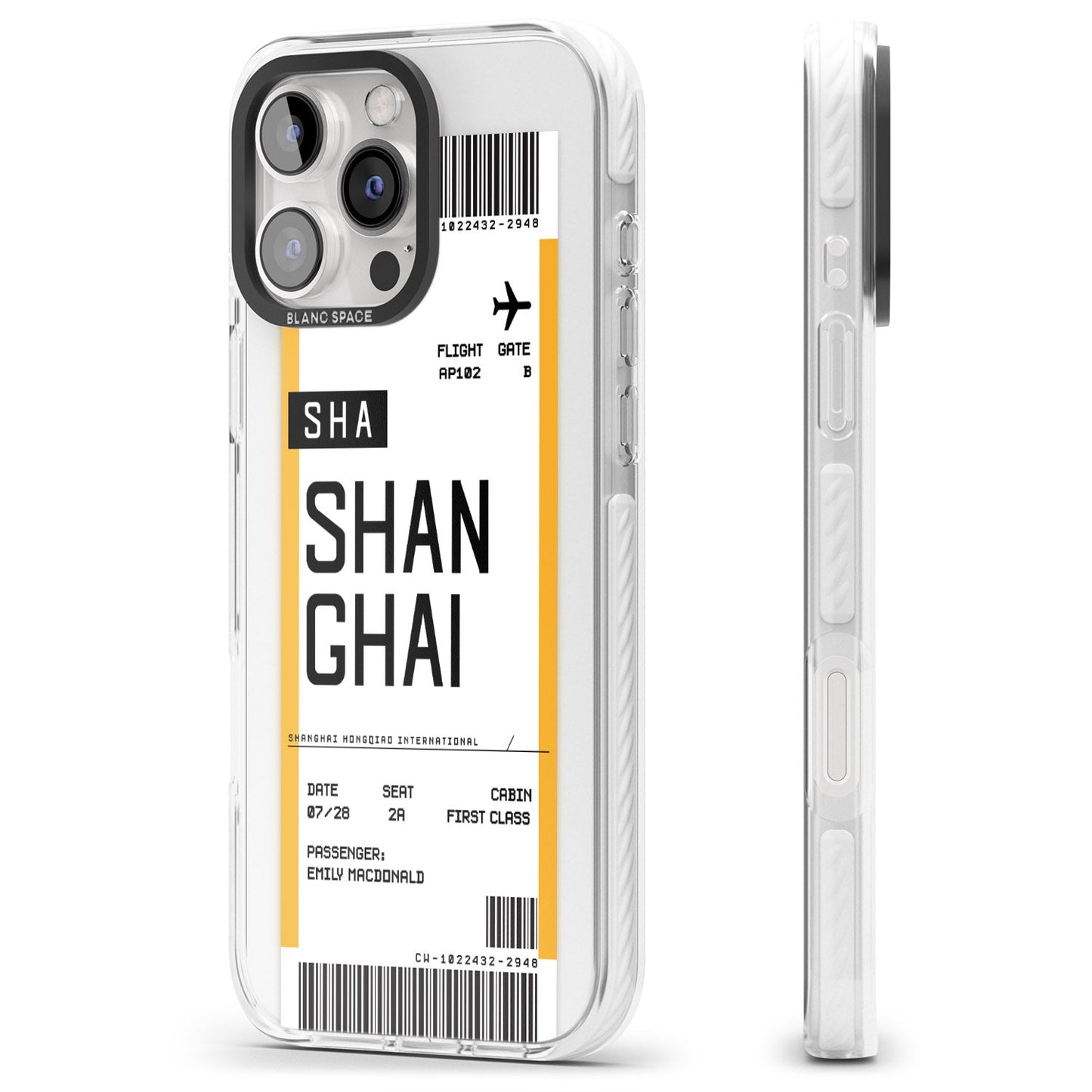 Personalised Shanghai Boarding Pass