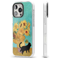 Cat with Van Gogh's Sunflowers