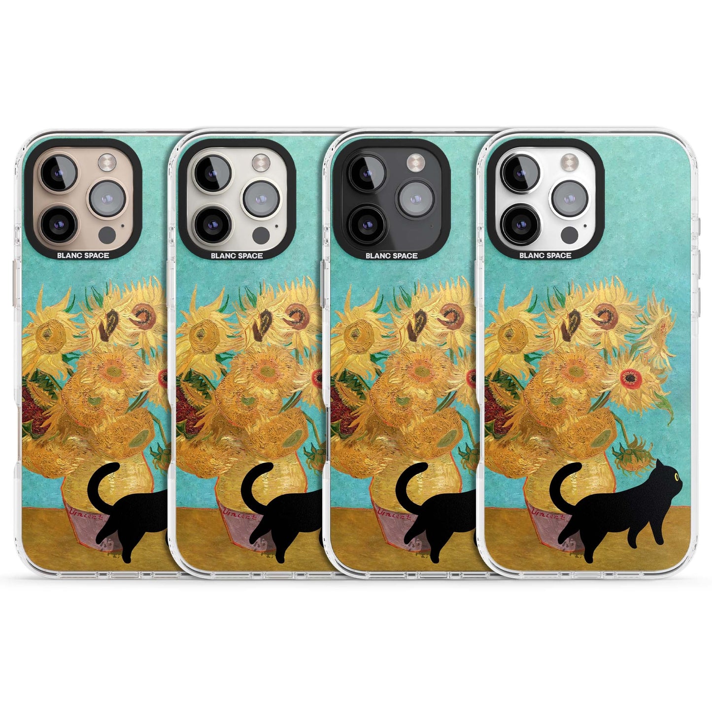 Cat with Van Gogh's Sunflowers