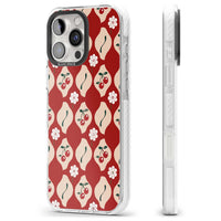 Vintage Cherry Diamond Pattern