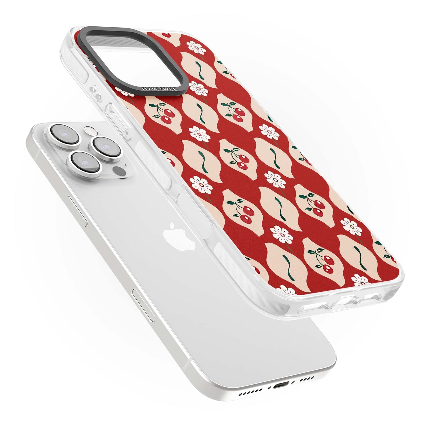 Vintage Cherry Diamond Pattern