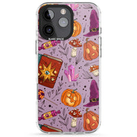 Witchy Cartoon Halloween Pattern