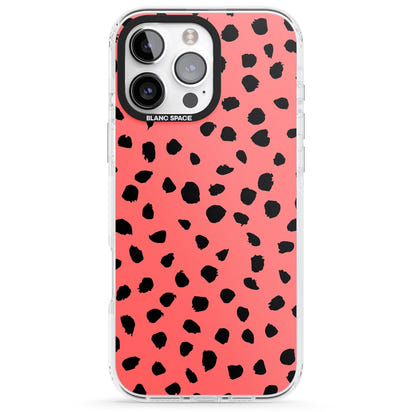 Black Dalmatian Spots On Coral