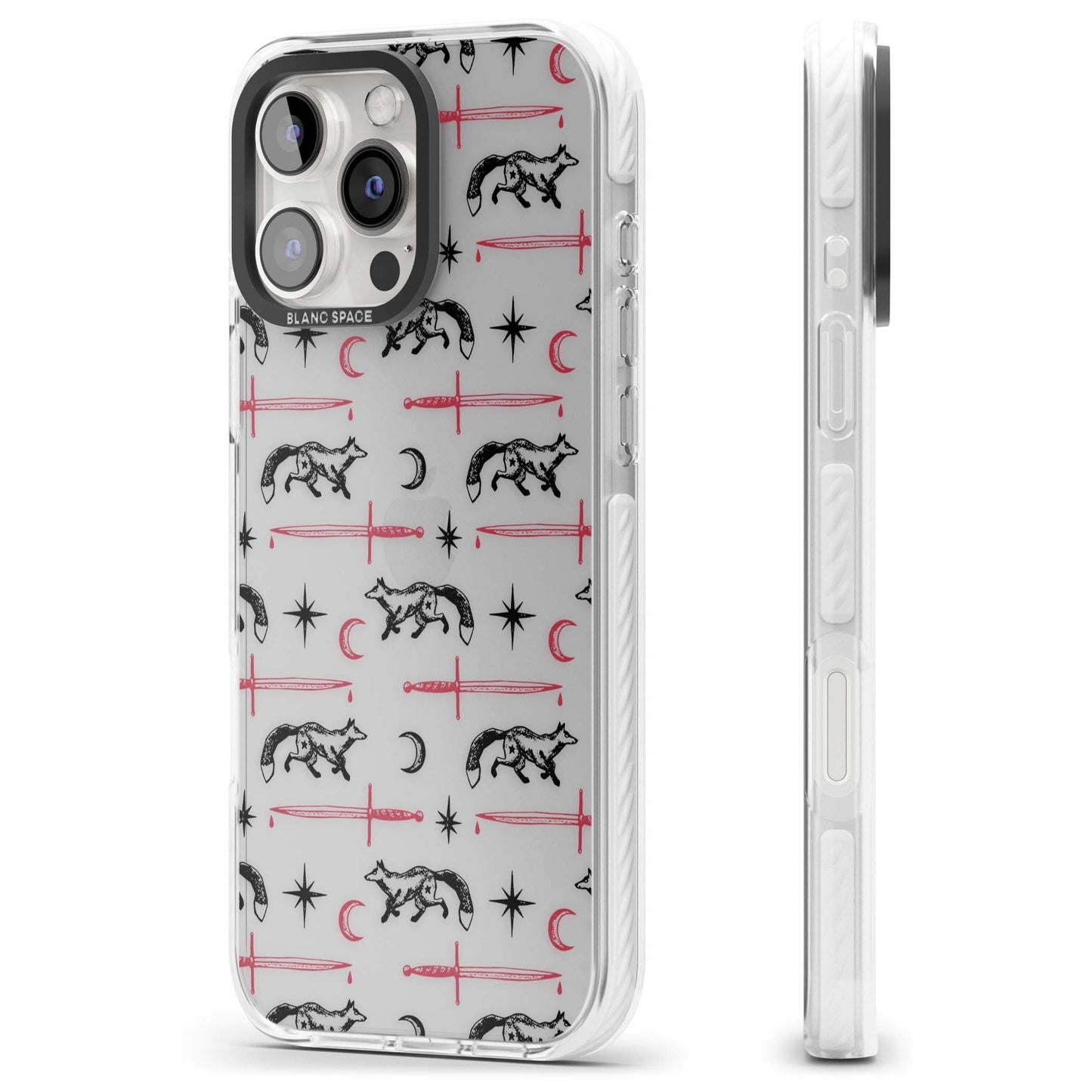 Motif renard et lame