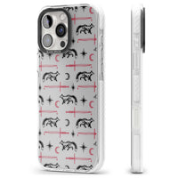 Motif renard et lame