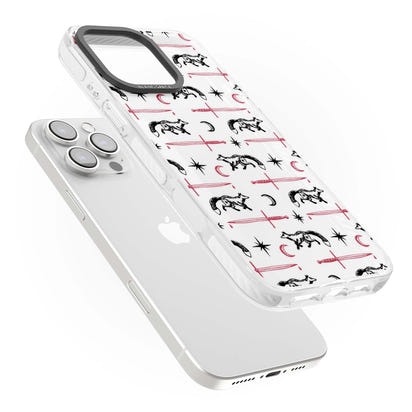 Motif renard et lame