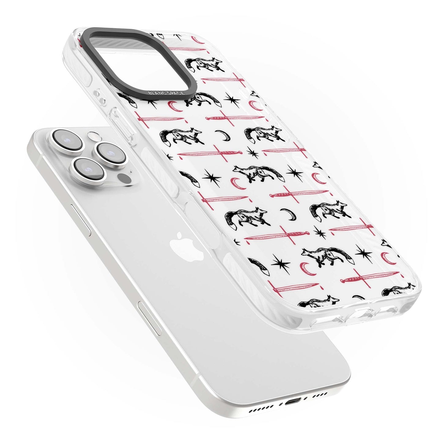 Motif renard et lame