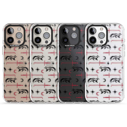 Motif renard et lame