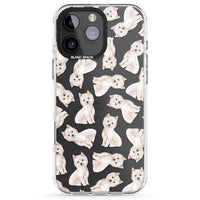 Motif de chien Westie