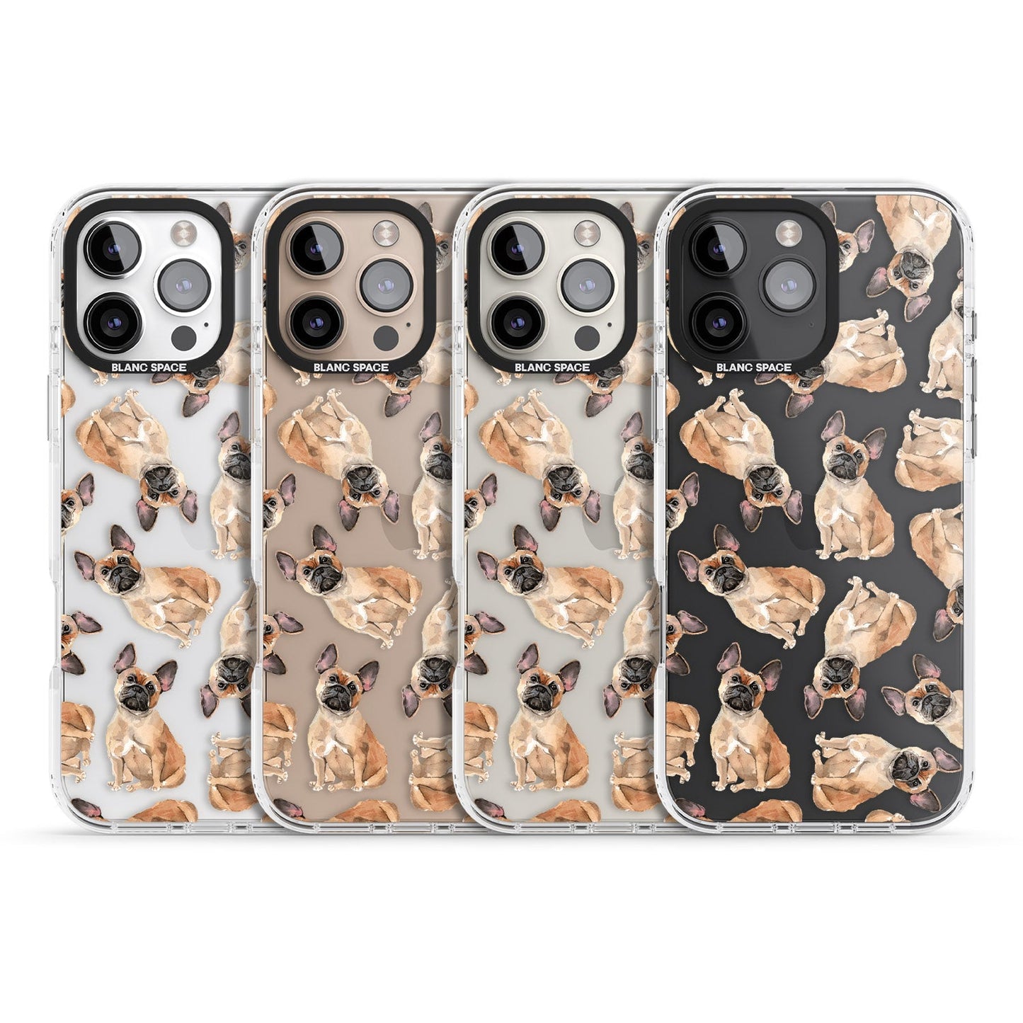 French Bulldog Watercolour Pattern