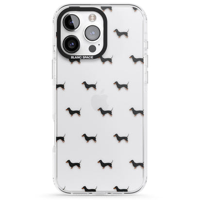 Dachshund Pattern Clear