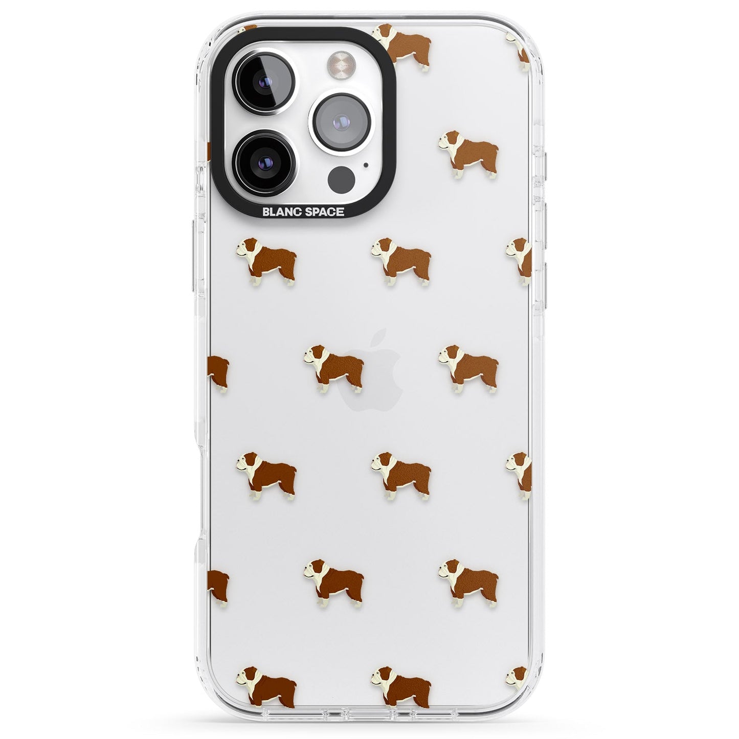 Motif bouledogue clair