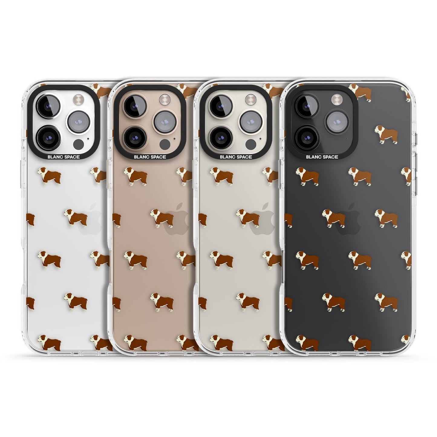 Motif bouledogue clair