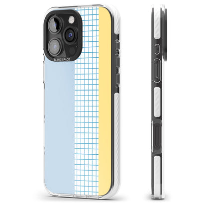 Abstract Grid Blue & Yellow