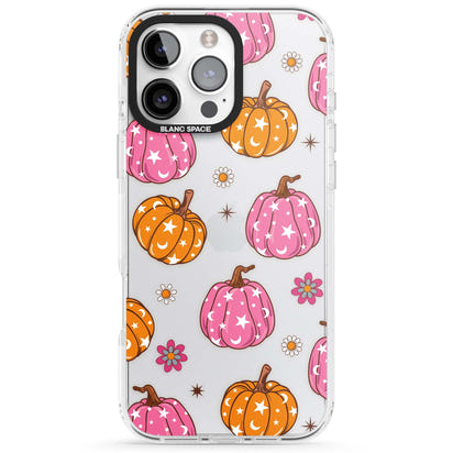 Motif de citrouilles Fleurs et Étoiles