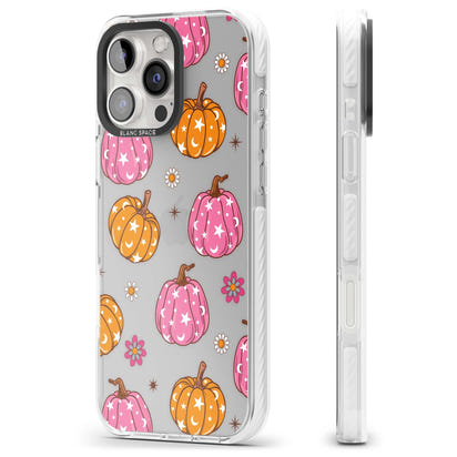 Motif de citrouilles Fleurs et Étoiles