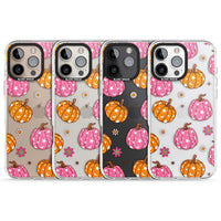 Motif de citrouilles Fleurs et Étoiles