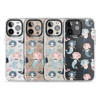 Pastellfarbene Meerjungfrauen