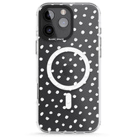 Messy White Dot Pattern