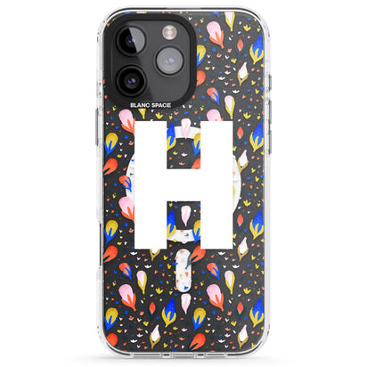 Personalised Abstract Floral Initial