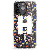 Personalised Abstract Floral Initial