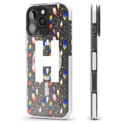 Personalised Abstract Floral Initial