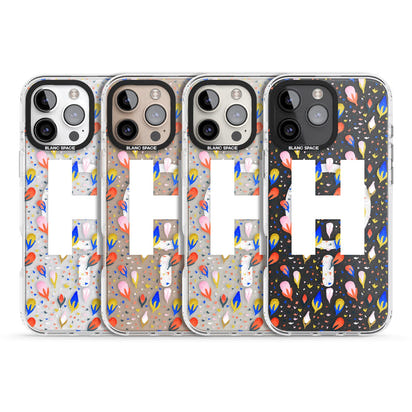 Personalised Abstract Floral Initial