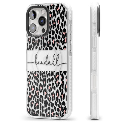 Personalised Cursive Leopard Spots