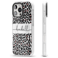 Personalised Cursive Leopard Spots