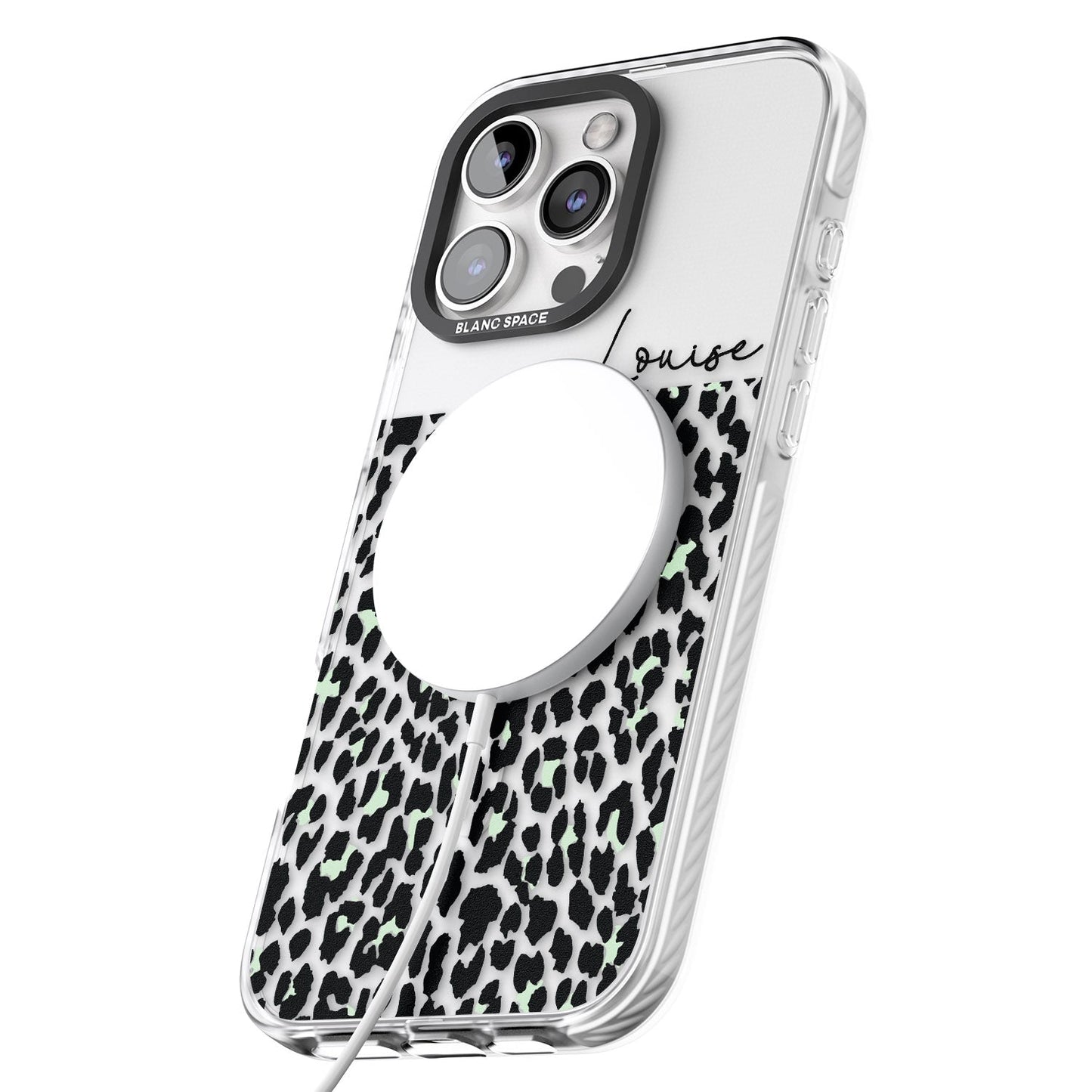 Personalised Seafoam Leopard