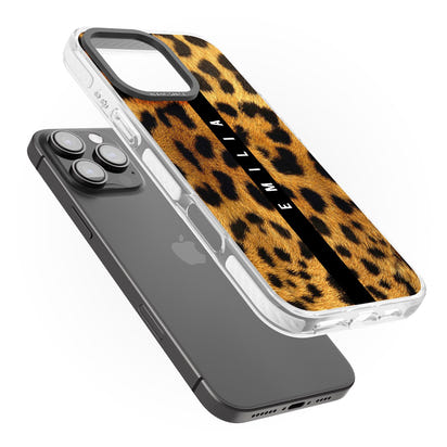 Personalisierter Leopardendruck