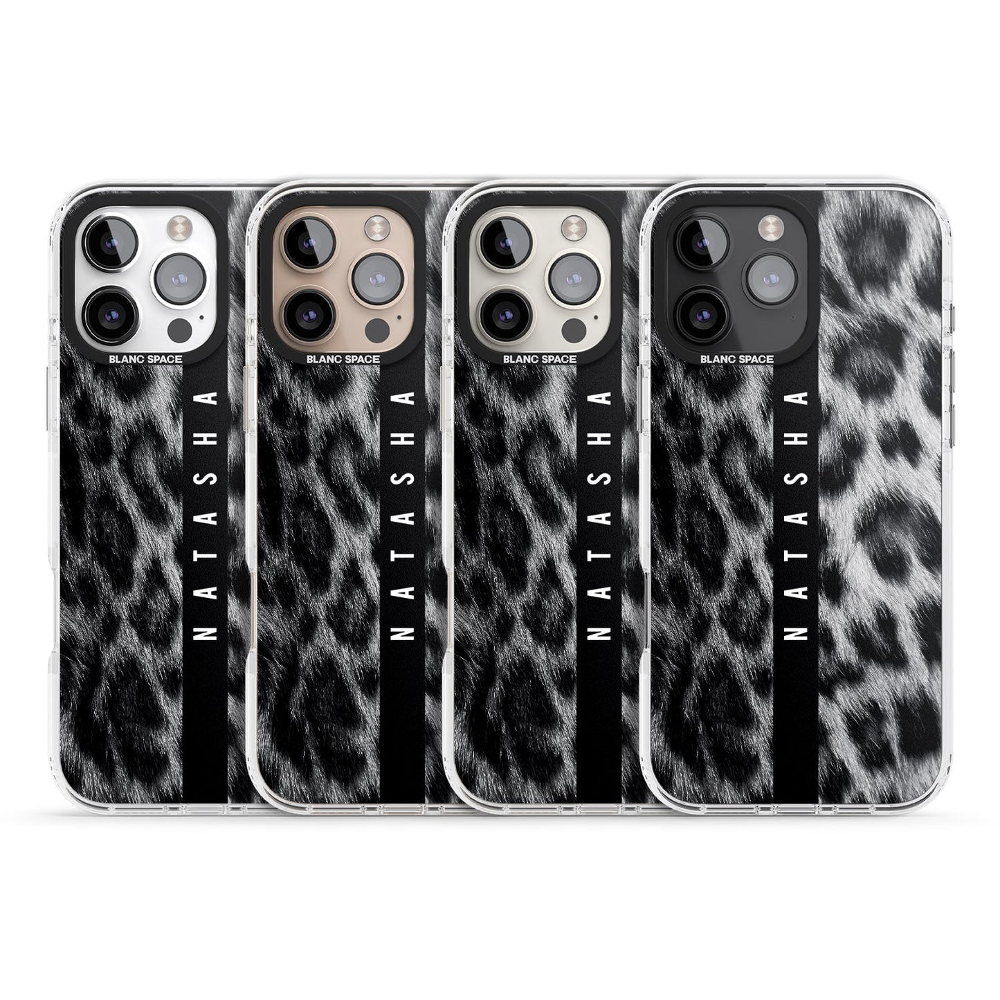Personalised Snow Leopard Print