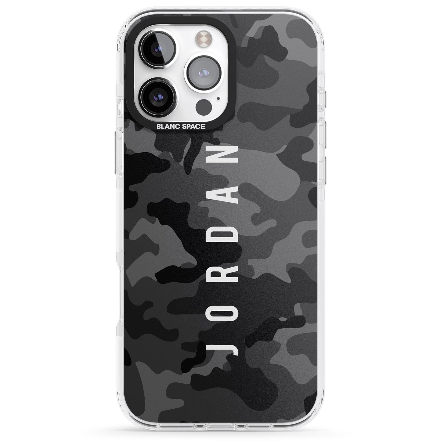 Personalised Black Camouflage Name