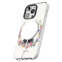 Personalised Black Cockapoo Floral Portrait